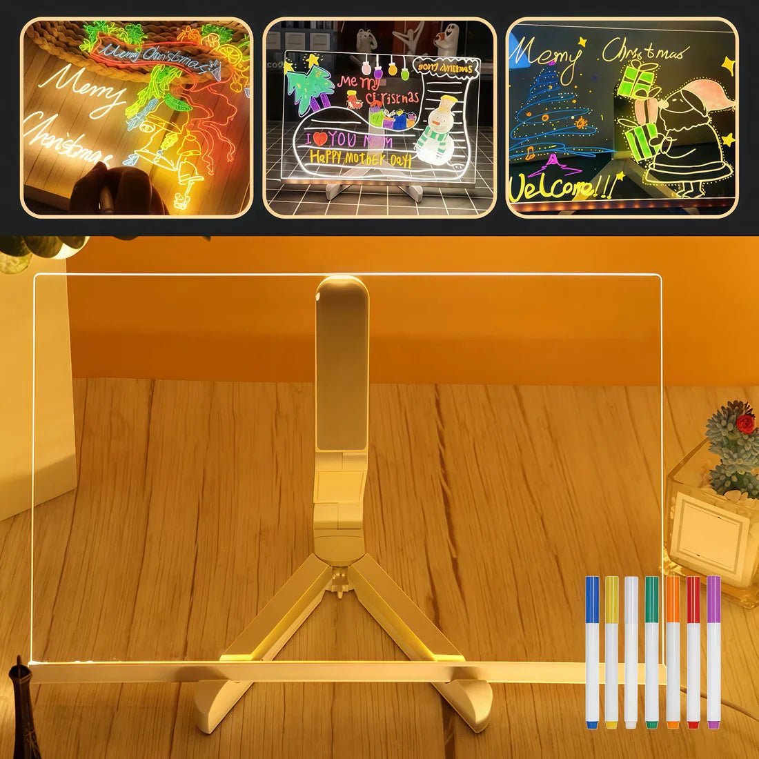 Tablet de Desenho Brilhante LumiBoard™ – Criatividade que Brilha