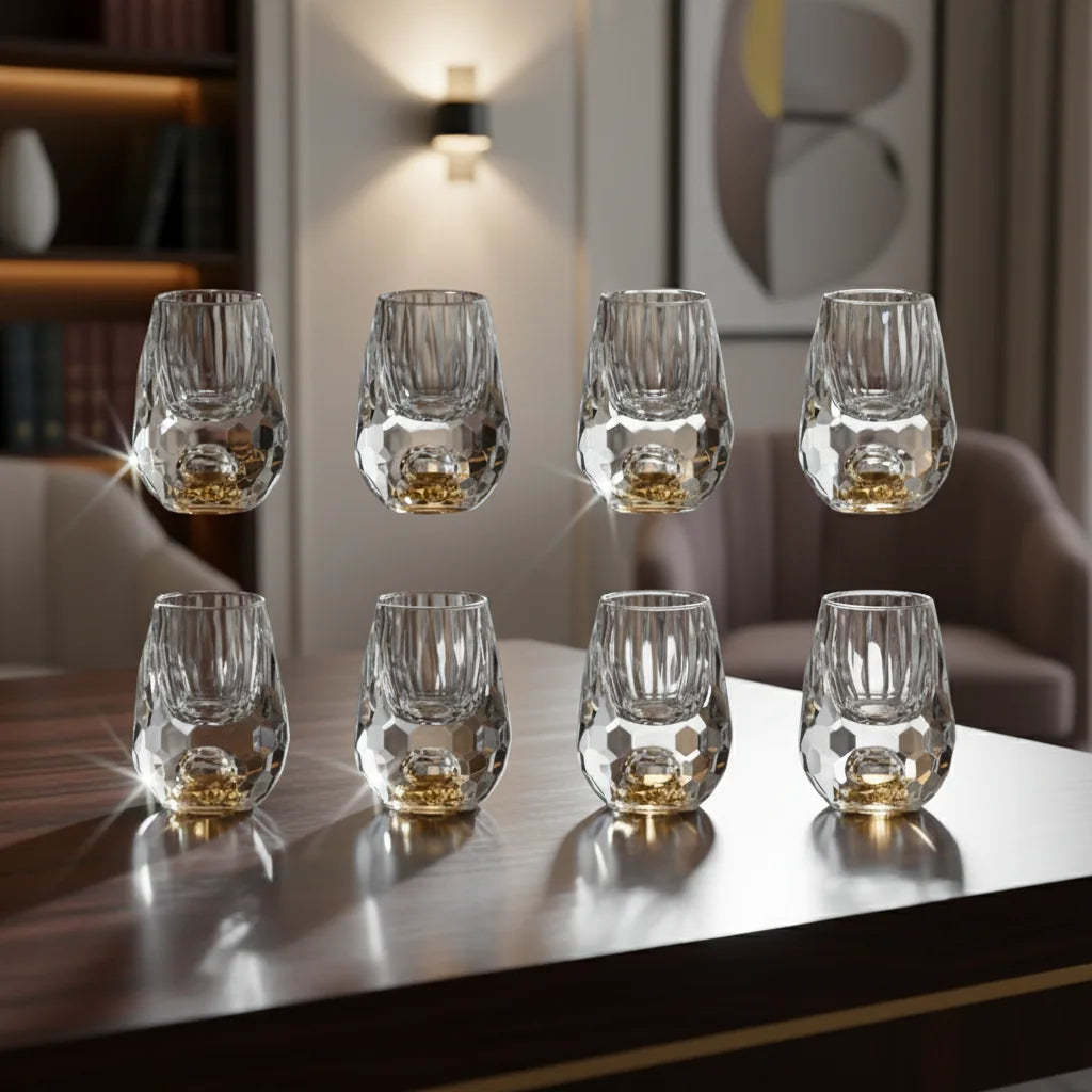 Copo CrystalLux – O Brilho do Luxo em Cada Gole