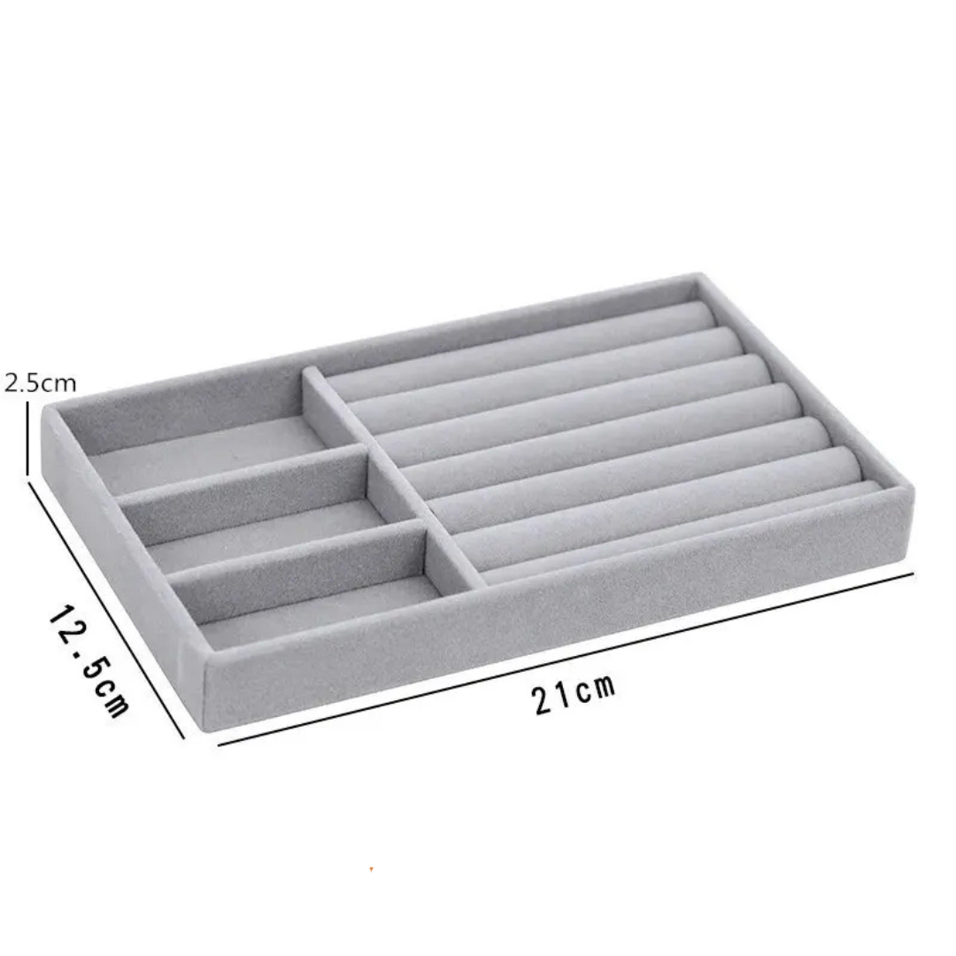 Organizador de Joias 4 em 1 para gaveta- Kit com 4 Peças