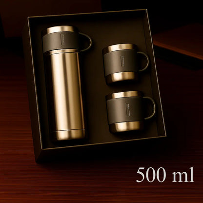 Garrafa Térmica 500ml - HeatKeeper™ – 12h de Conforto em Cada Gole