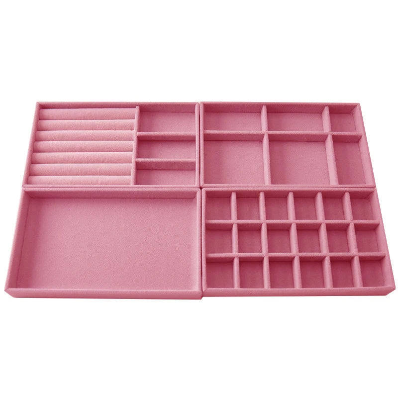 Organizador de Joias 4 em 1 para gaveta- Kit com 4 Peças