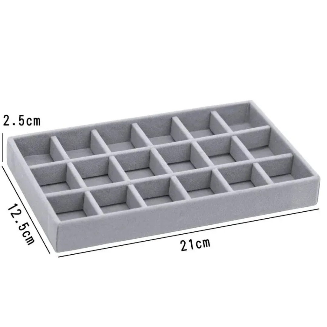 Organizador de Joias 4 em 1 para gaveta- Kit com 4 Peças