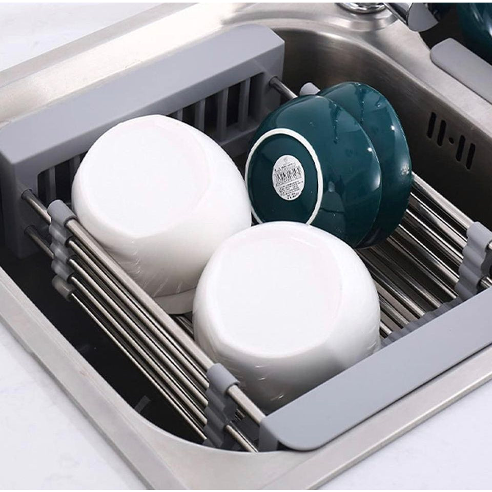 CestoFlex - Escorredor de Pia Ajustável em Inox para Cozinha