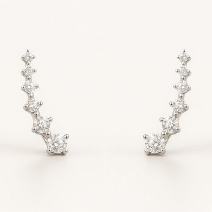 Brincos Ear cuff - Sublime Brilho Contínuo