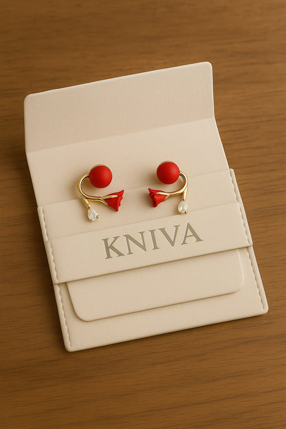 Brincos Ear cuff - Sublime Rosa Imperial