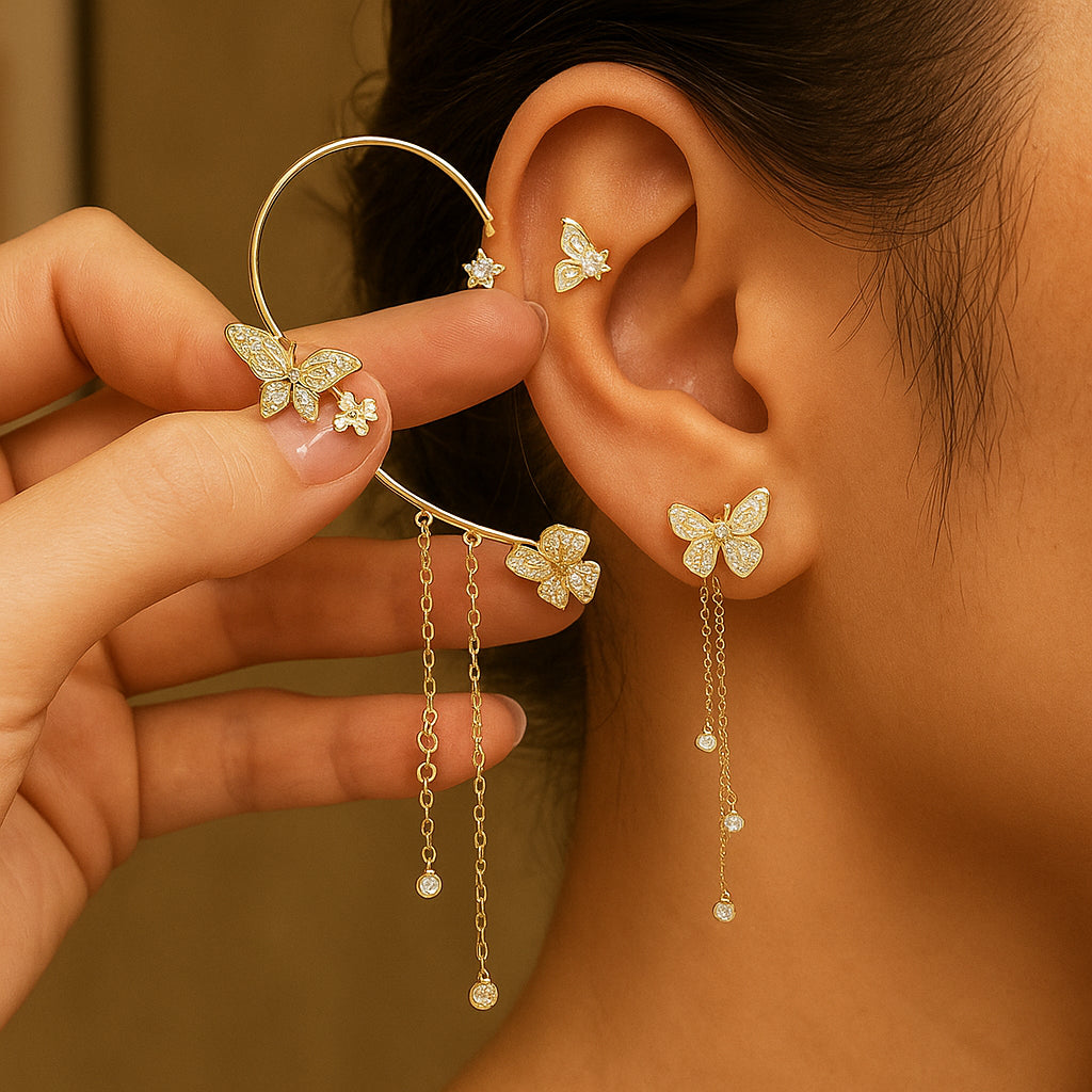 Brincos Ear cuff - Sublime Aurora