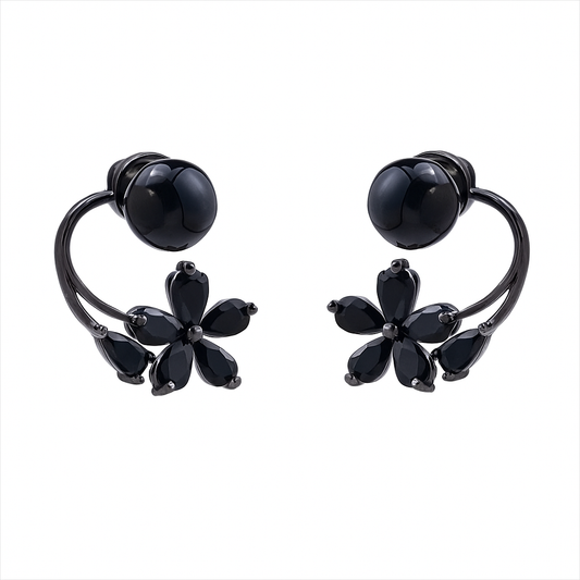 Brincos Ear cuff - Sublime Flor da Noite