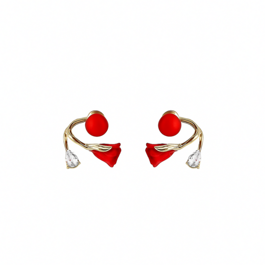 Brincos Ear cuff - Sublime Rosa Imperial