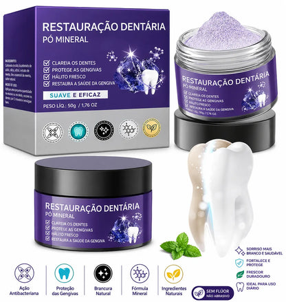 LumiDent Pro® – Pó Dental Mineral  Clareamento Profundo e Restauração do Esmalte