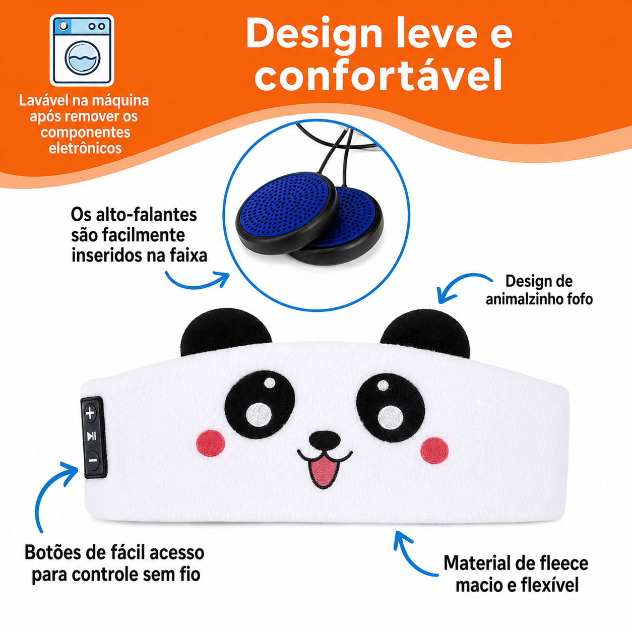 Sleepora® Headband [Sono tranquilo em qualquer lugar]