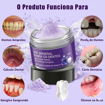 LumiDent Pro® – Pó Dental Mineral  Clareamento Profundo e Restauração do Esmalte