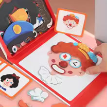 Caixa de Quebra-Cabeça Magnética – Mudança de Rosto