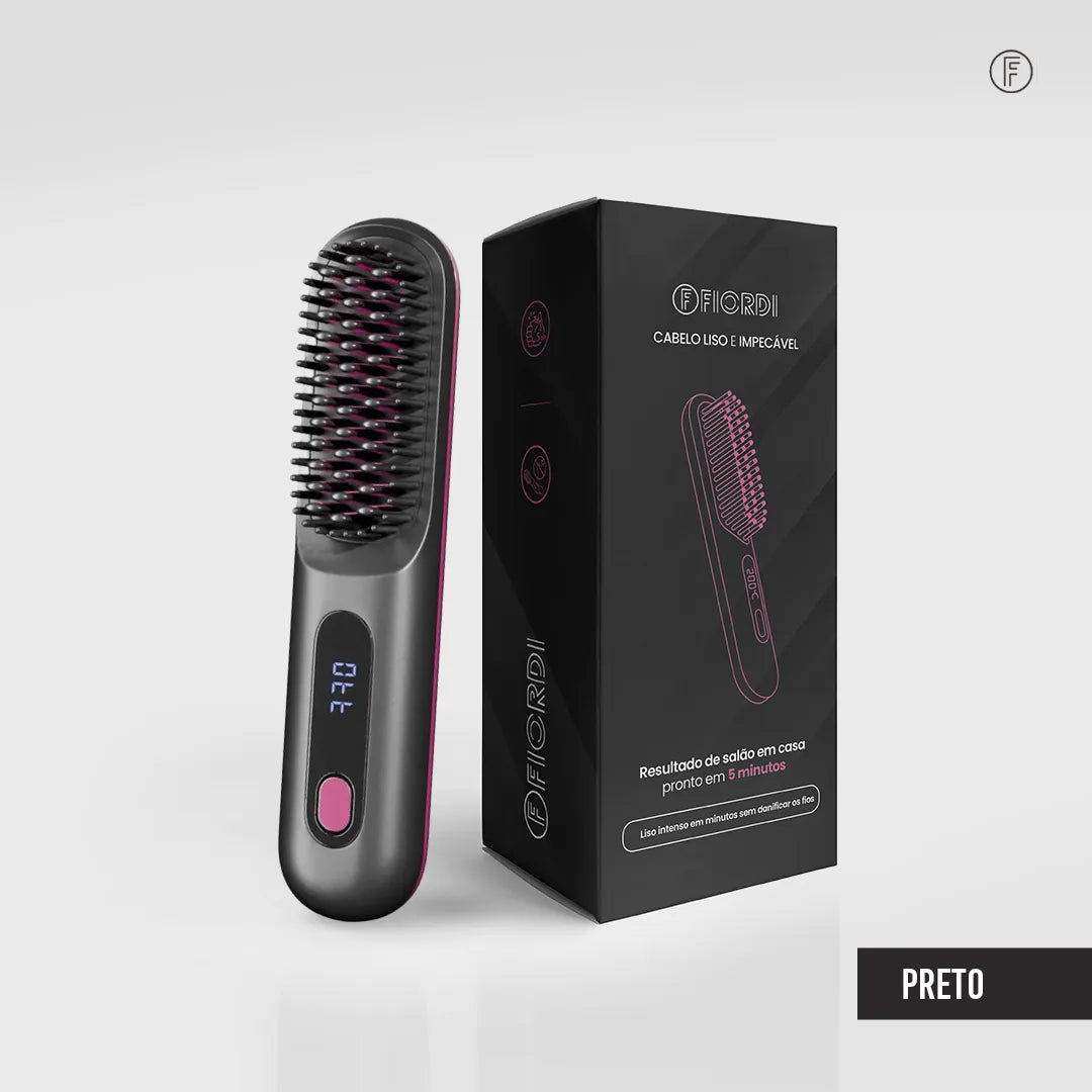 Escova Alisadora Portátil - SmoothPro
