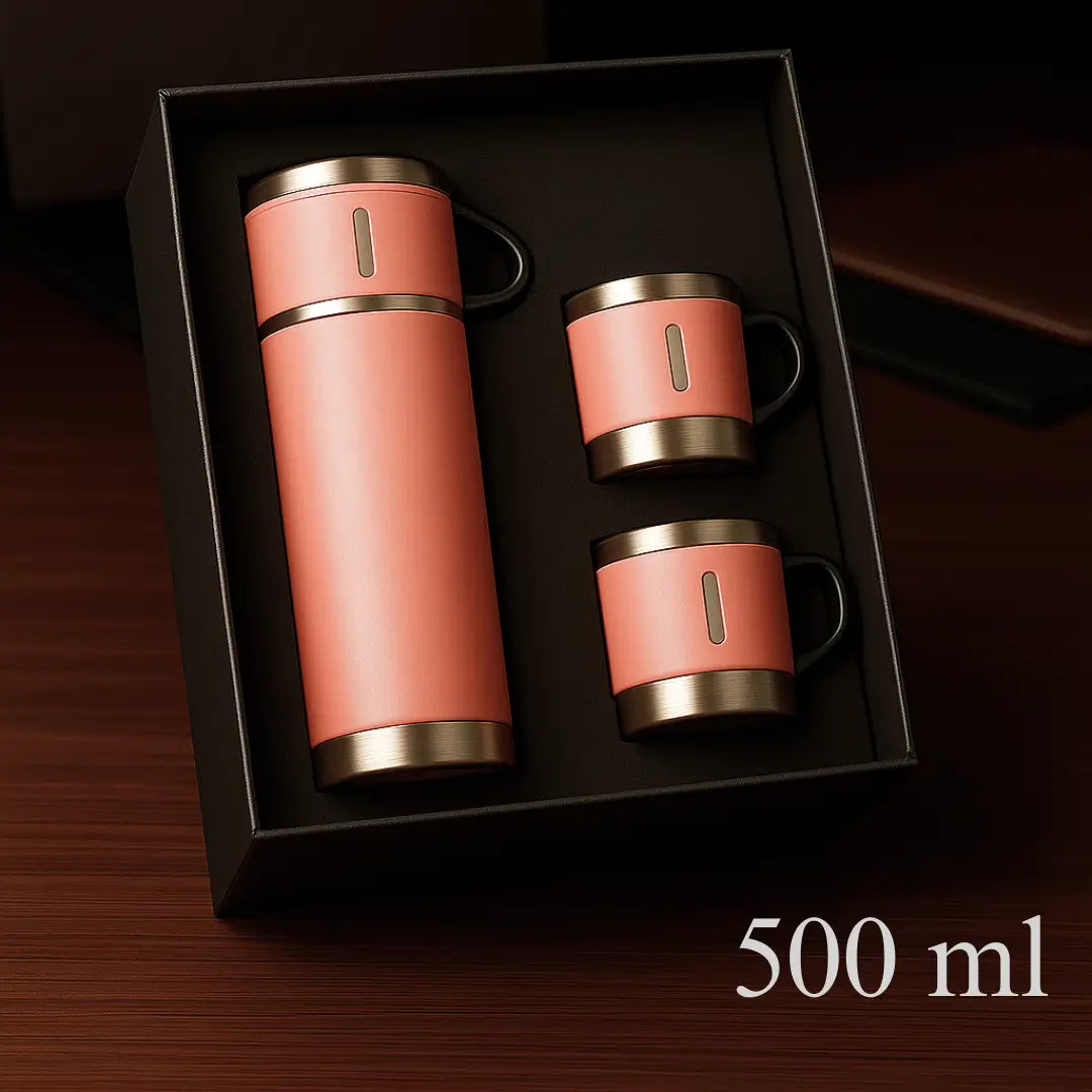 Garrafa Térmica 500ml - HeatKeeper™ – 12h de Conforto em Cada Gole