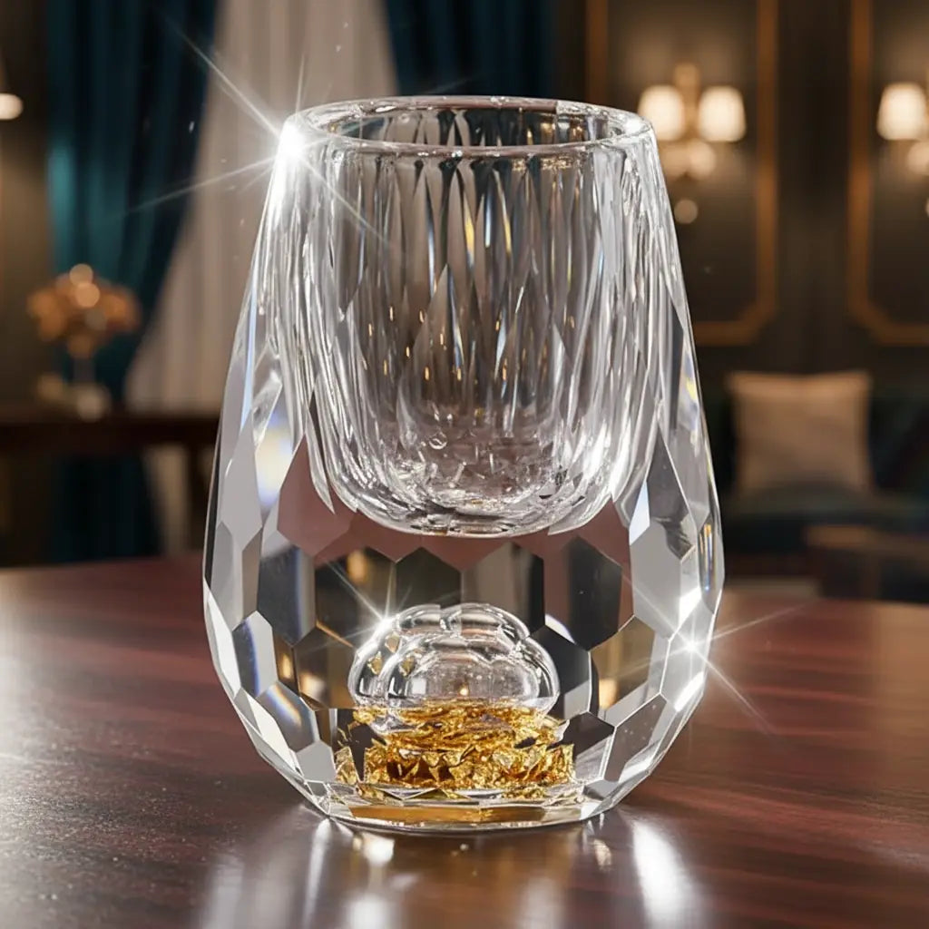 Copo CrystalLux – O Brilho do Luxo em Cada Gole