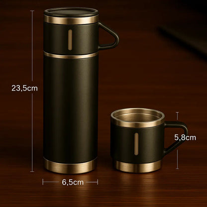 Garrafa Térmica 500ml - HeatKeeper™ – 12h de Conforto em Cada Gole