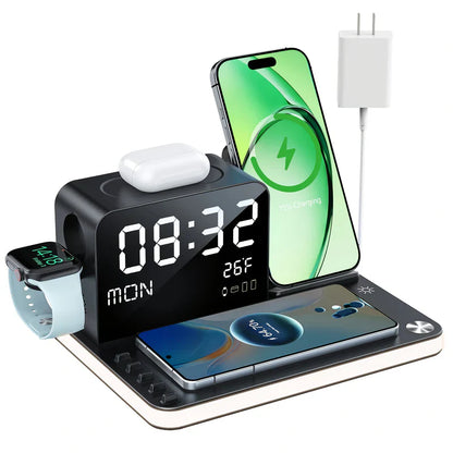 Estação de carregamento 7 em 1 sem fio 30 W- PowerHub 7X