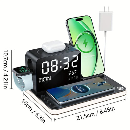 Estação de carregamento 7 em 1 sem fio 30 W- PowerHub 7X